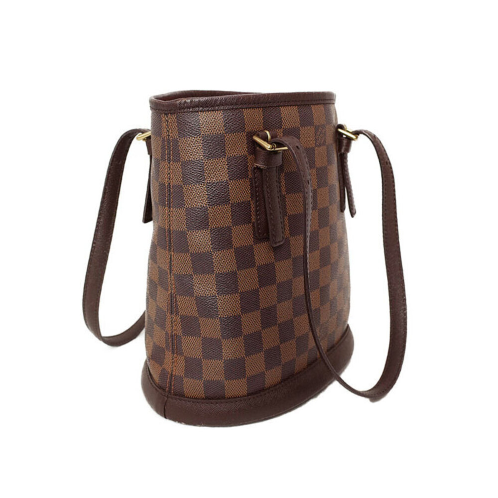 Louis Vuitton Brown Marais Bucket Bag Ebene Damier
